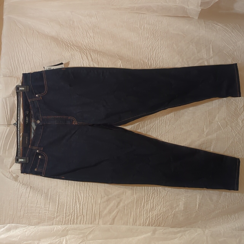 Ralph Lauren High-Rise Skinny Ankle Jeans, size 16w, NWT